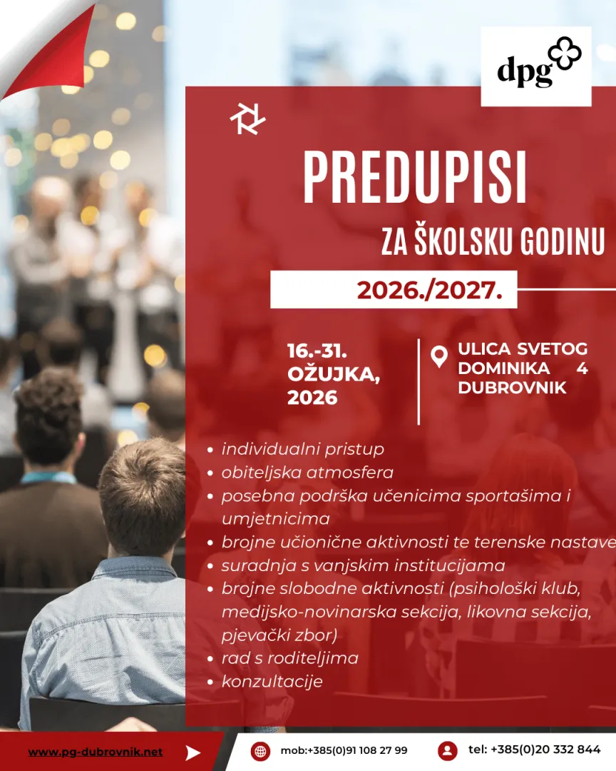 Predupisi za školsku godinu 2026./2027.